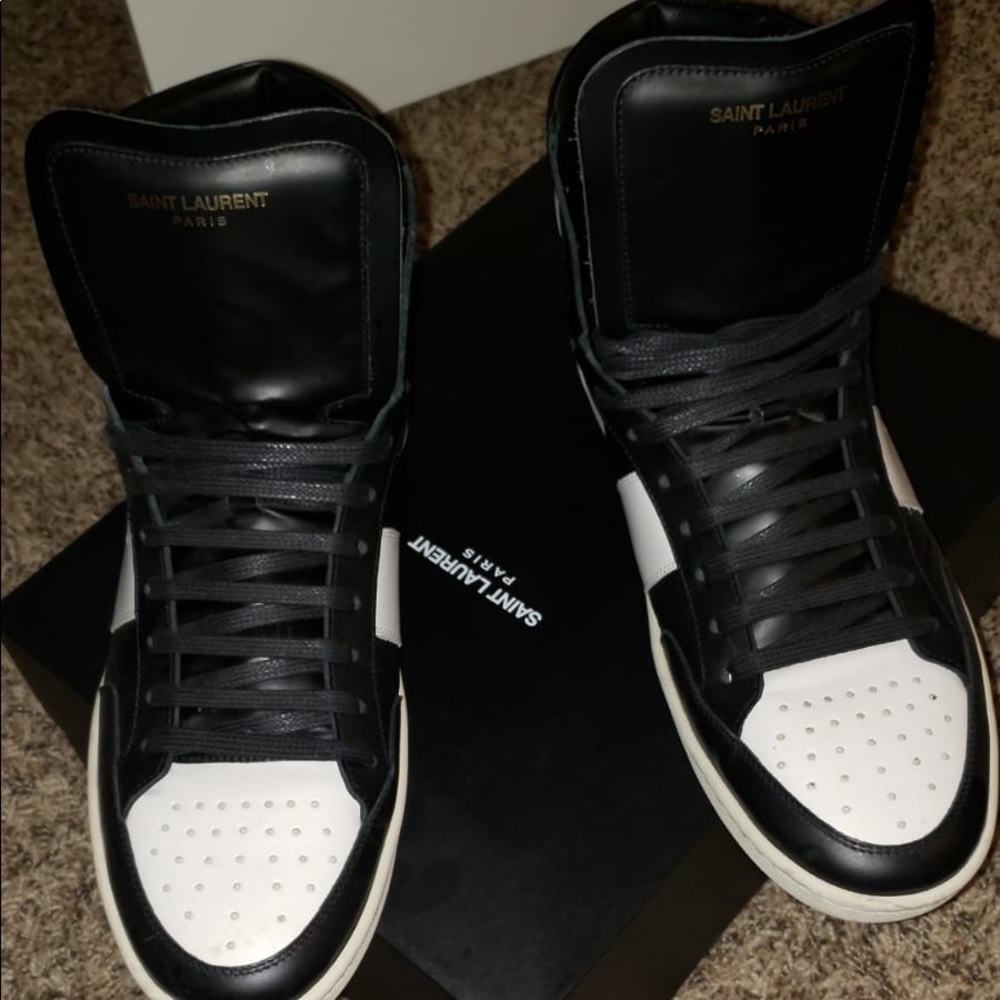 Saint Laurent hi top sneakers